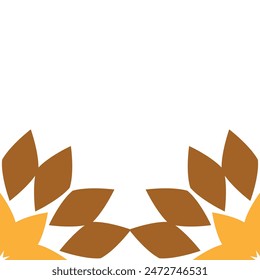 floral decoration ornament design  on white background