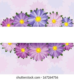 Floral decoration with space for text.