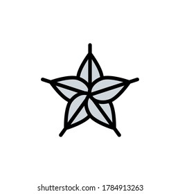 Floral Decoration, tattoo icon. Simple color with outline vector elements of tattooing icons for ui and ux, website or mobile application
