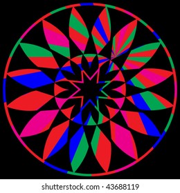 floral decoration, vector design element