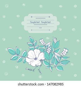 Floral decorations with flowers  