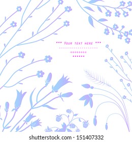 Floral decorations with flowers