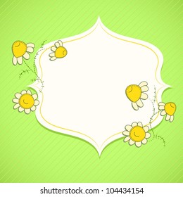 Floral decorative background