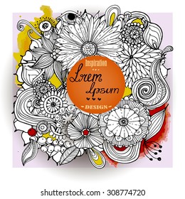 floral decorative background