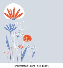 fondo decorativo floral