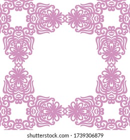 Floral decorative background. Vector illustration