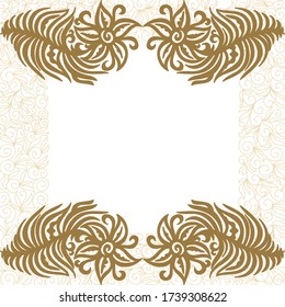 Fondo de decoración floral. Ilustración del vector