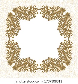 Fondo de decoración floral. Ilustración del vector