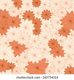 Floral decorative background vintage, retro