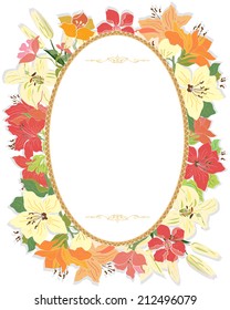 Floral decorative design.
