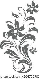 design decorativo floral belo vetor