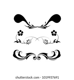 floral decorative element