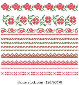 Floral decorative element, lappet