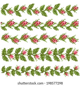 Floral decorative element, lappet