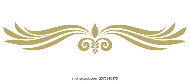 floral decorative elements. vintage floral elements