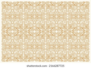 Floral decorative hand drawn background pattern