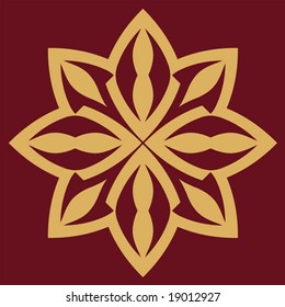 floral decorative ornament