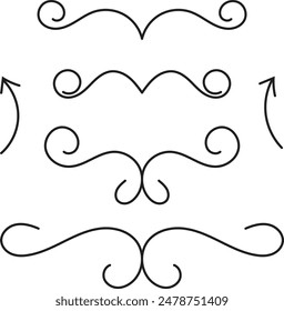 Floral Decorative Ornament Graphic Element