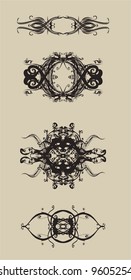 floral and decorative ornaments