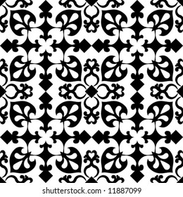 patrón decorativo floral