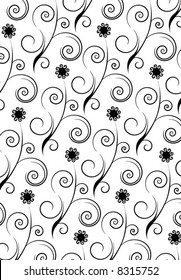 floral decorative pattern