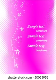 floral decorative pink background