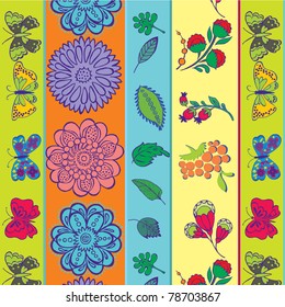 floral decorative seamless background