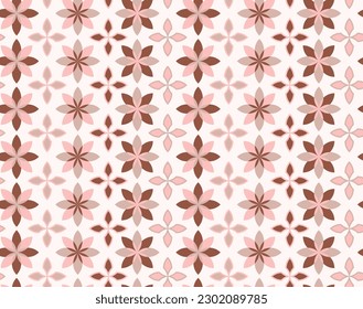Floral Decorative Shape Vector Abstract Retro Geometric Pattern Seamless Texture Trendy Background For Hand-drawn Fashion Prints Plain Wallpaper Modern Style Design Mixed Geometric Pattern All Fashion