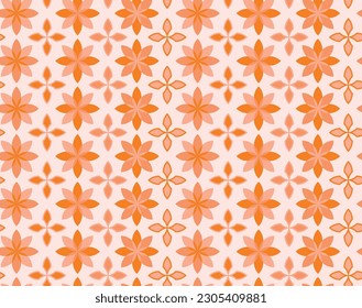 Floral Decorative Shape Vector Abstract Retro Geometric Pattern Seamless Texture Trendy Background For Hand-drawn Fashion Prints Plain Wallpaper Modern Style Design Mixed Geometric Pattern All Fashion