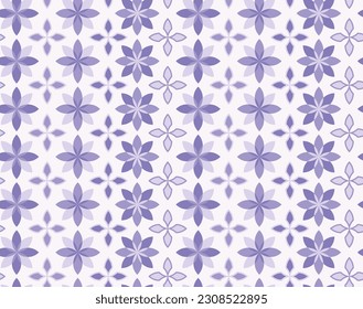 Floral Decorative Shape Vector Abstract Retro Geometric Pattern Seamless Texture Trendy Background For Hand-drawn Fashion Prints Plain Wallpaper Modern Style Design Mixed Geometric Pattern All Fashion
