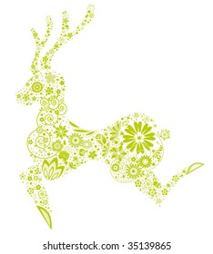 floral deer