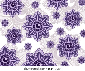 Floral Design. Abstract Background.