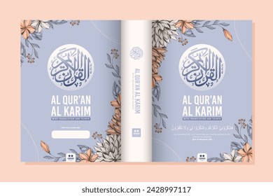 floral design al quran book cover 23