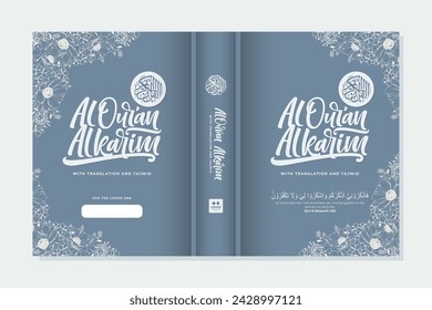 floral design al quran book cover 4