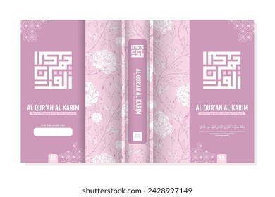 floral design al quran book cover 7