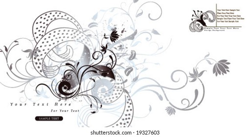fondo de diseño floral