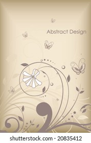 fondo de diseño floral
