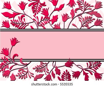Floral design background