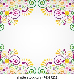 Floral design background.