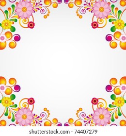 Floral design background.