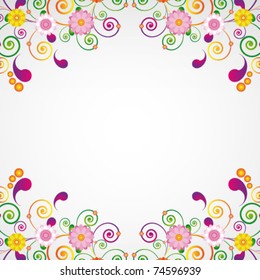 Floral design background.