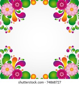 Floral design background.