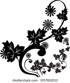Floral design for Book covers  borders and frames
