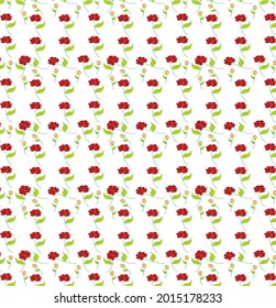 Floral design can be used for all kinds of textile ceramics and wallpaper.

