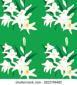 Floral design can be used for all kinds of textile ceramics and wallpaper.
