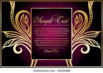 floral  design card