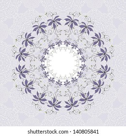 floral design card Vector illustration can be used for website background and greeting cards or cover decoration