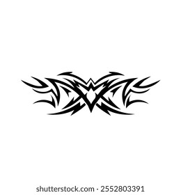 Floral Design A classic black and white floral design element featuring elegant, curved leaves and intricate detailing. Ornamental Perfect for use in decorative borders, logos wooden design carving
