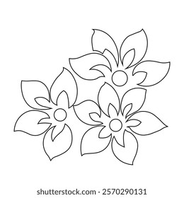 Floral Design A classic black and white floral design element featuring elegant, curved leaves and intricate detailing. Ornamental Perfect for use in decorative borders, logos