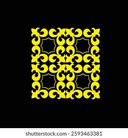 Floral Design A classic black and white floral design element featuring elegant, curved leaves and intricate detailing. Ornamental Perfect for use in decorative borders, logos